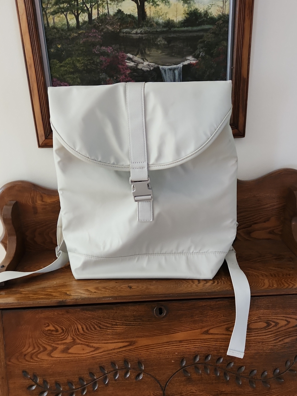 Cream Travel Backpack